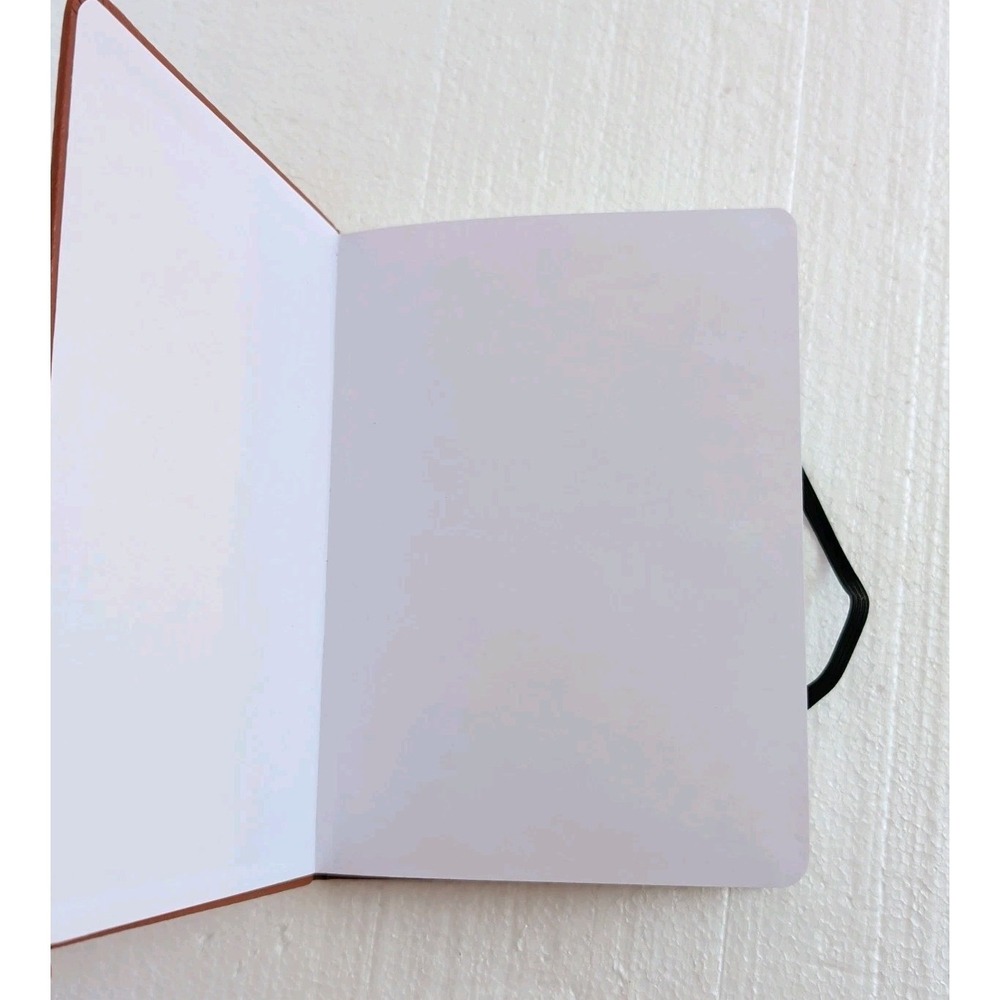Dot Grid Bullet Journal Hard Cover Notebook Vegan Leather Cover & Elastic Close - Picture 3 of 4